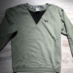 Pink VS olive sweater